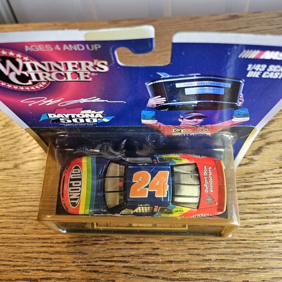 Vintage JEFF GORDON 1999 Monte Carlo Winner's Circle 1/43 DAYTONA 500 NEW - Picture 3 of 3